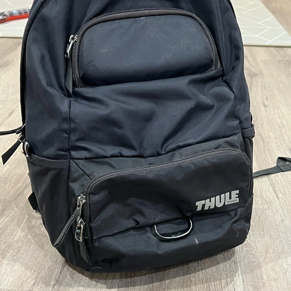 THULE 21L Departer Black Tactical Backpack Pouches and Protected Compartments